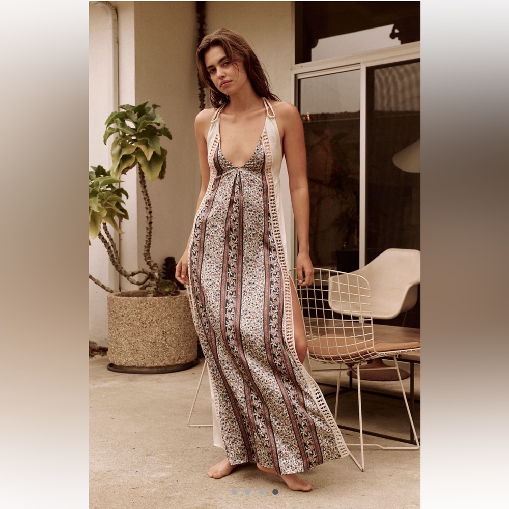 Free People Bohemian Nights Maxi Slip